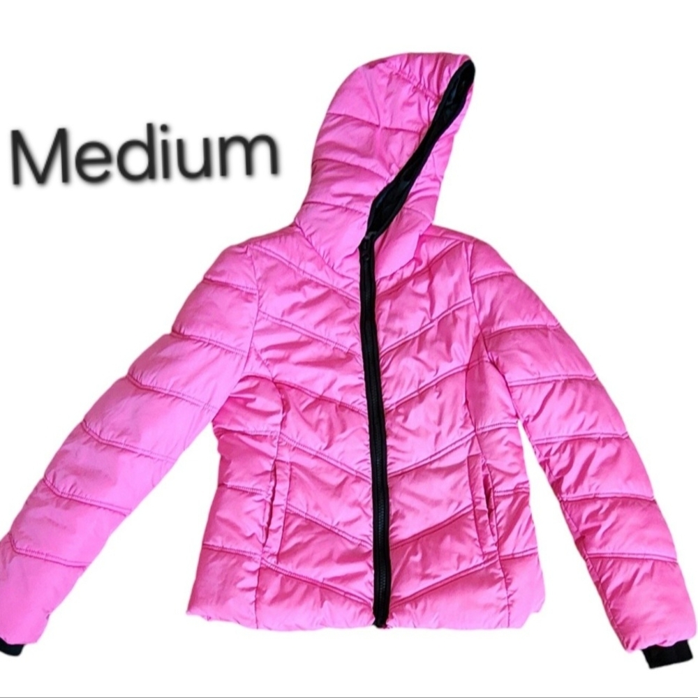Hot Pink Puffer Jacket